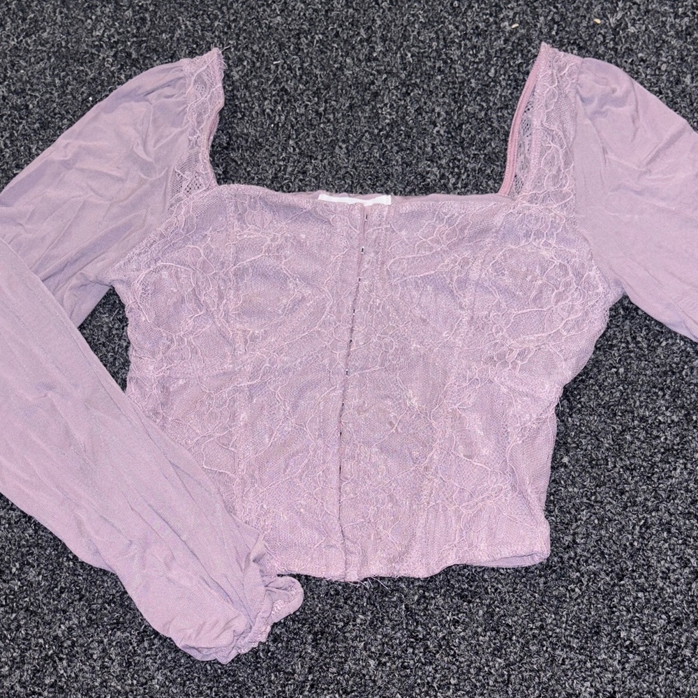 Lavender Lace Women's Top